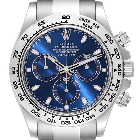 rolex daytona 1992 blue dial|Rolex daytona watch blue face.